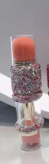 Five-in-One Portable Diamond Makeup Brush Set