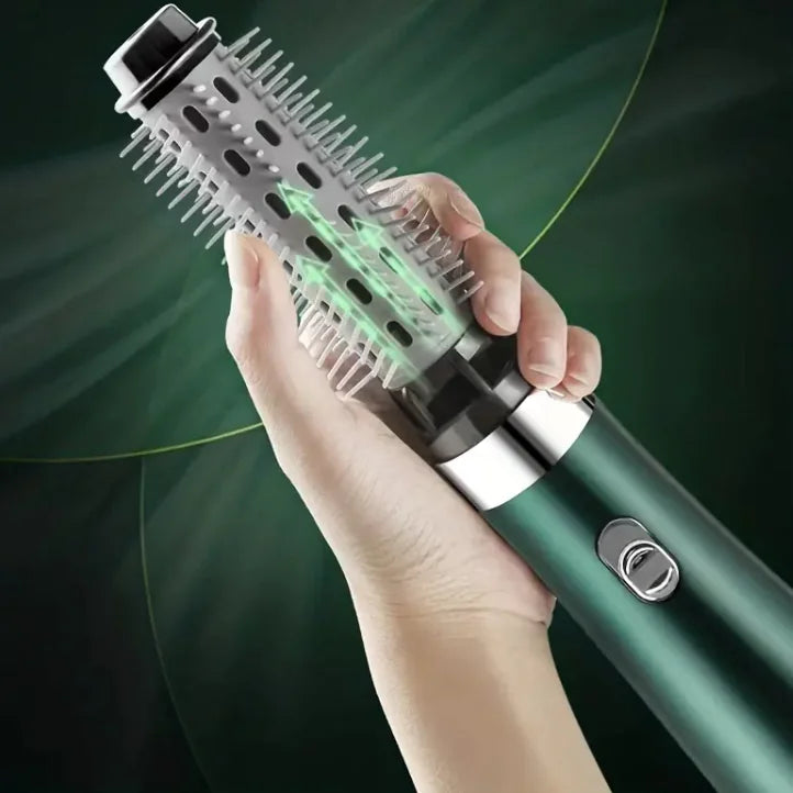 3-in-1 Negative Ion Hot Air Curling and Straightening Comb