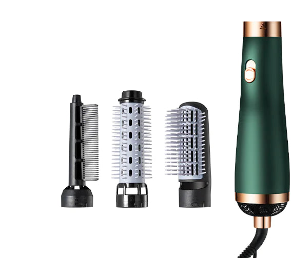 3-in-1 Negative Ion Hot Air Curling and Straightening Comb