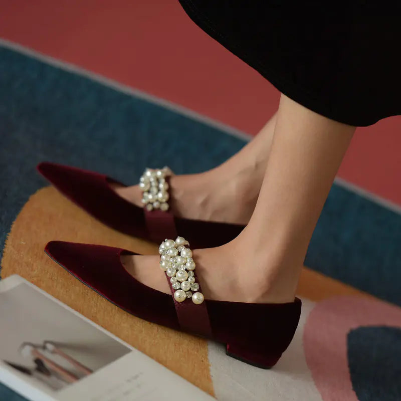 Beautiful Mary Jane Strappy Flats - Vintage Style Shoes